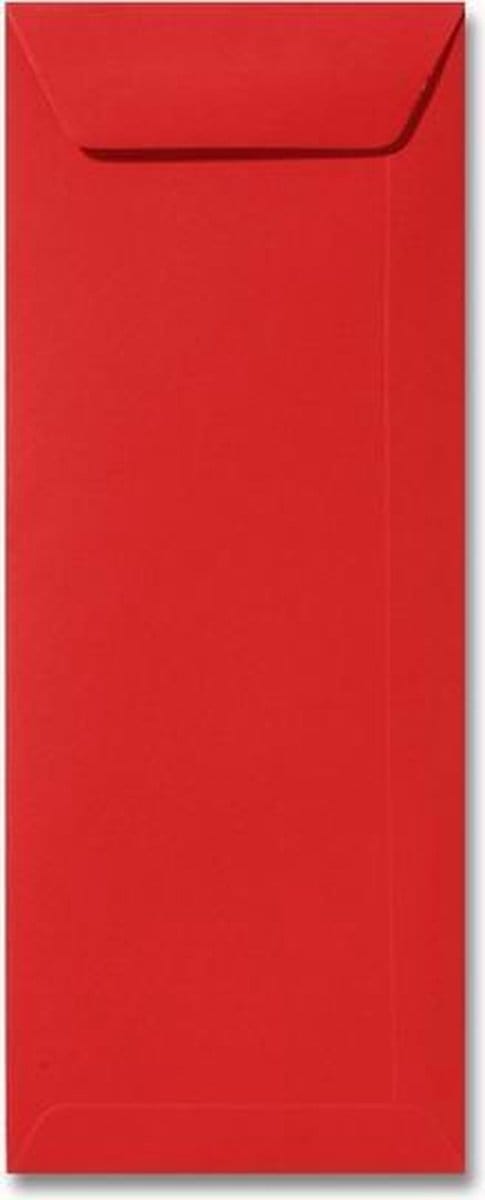 Envelop 12,5 x 31,2 Koraalrood, 60 stuks