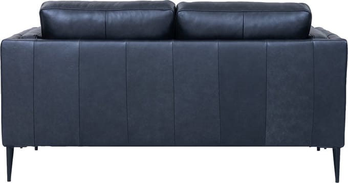2-Zits Zwart - Metaal/Leer - 157x88x83cm - Valencia