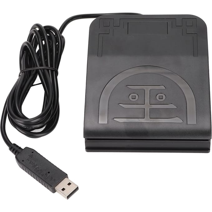 USB Voetpedaal MIDI Controller Ergonomisch Ontwerp Enkel Voetpedaal voor Instrument gray