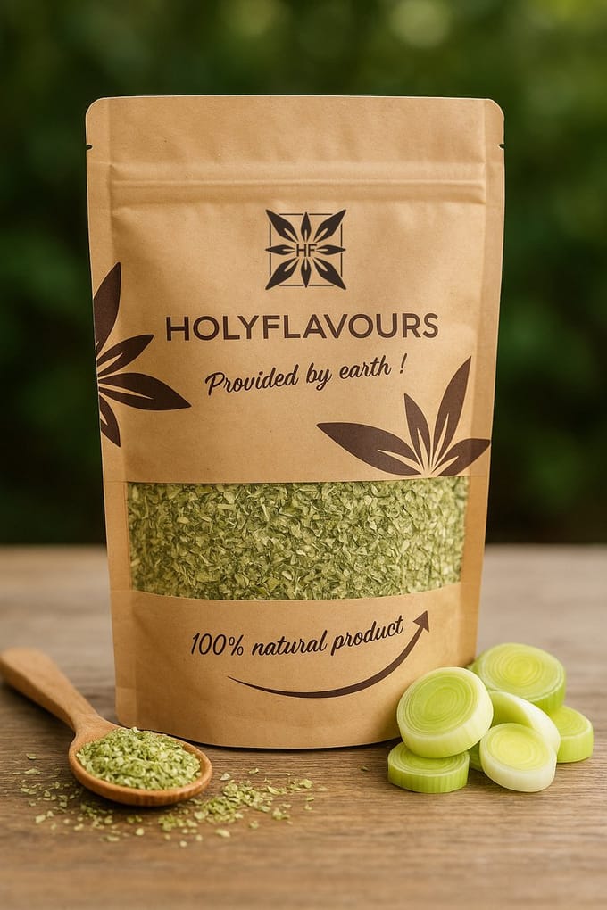 Prei Gesneden Groen-Wit - 100 gram - Holyflavours