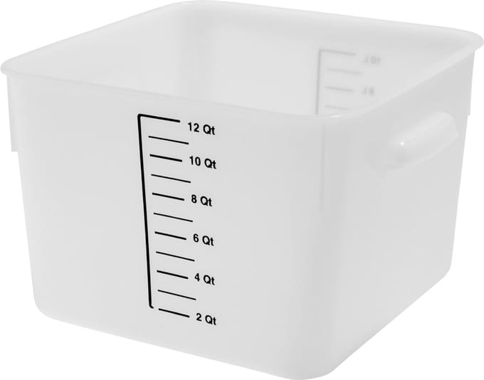 Rubbermaid Voedsel Opbergcontainer 11,4 liter - Wit - Polyethyleen