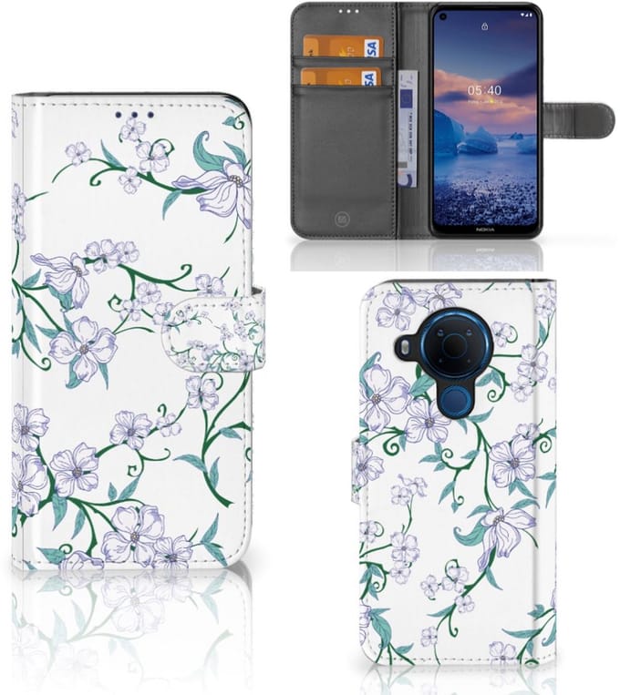 Nokia 5.4 Uniek Hoesje Blossom White