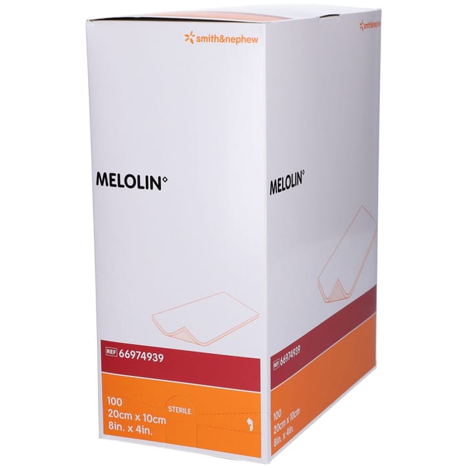 Melolin Steriel Kompres 10 x 20cm 66974939 100 Compressen