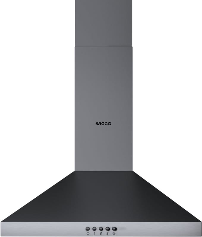 Wiggo WE-A530P(G) - Wandschouw Afzuigkap - 50cm - Grijs