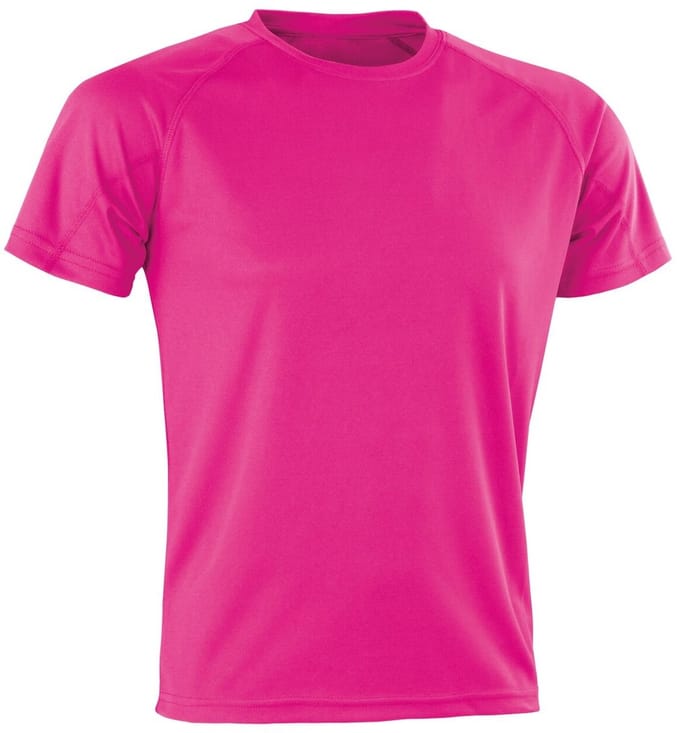 Spiro Heren Aircool T-Shirt (Flo Roze)