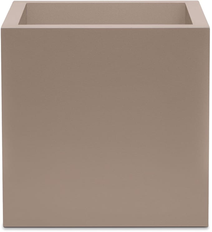 Elezza Cube Matte Plantenbak L33 x B33 x H33 cm - Taupe