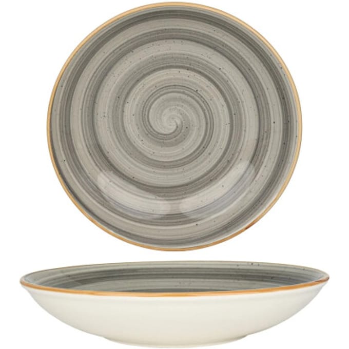 Bonna Diepbord - Aura Space - Porselein - 25 cm (1300cc) - set van 6