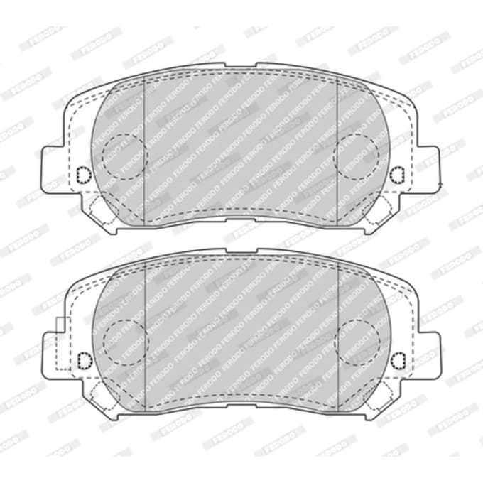 Remblokset FERODO FDB4999, voor