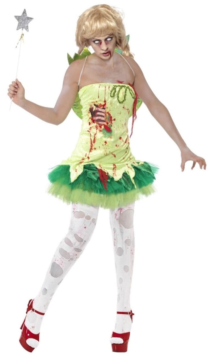 Smiffys Kostuum -M- Zombie Fairy Groen