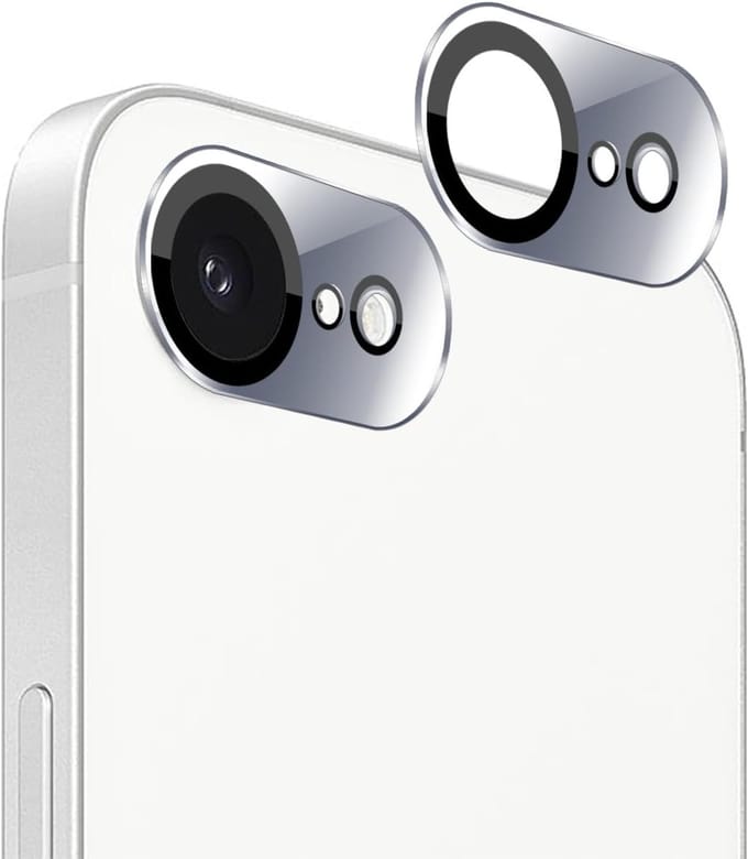 Casemania Camera Lens Glas Geschikt voor Apple iPhone 16e - Gehard Glas Camera Lens Protector - Camera Bescherming