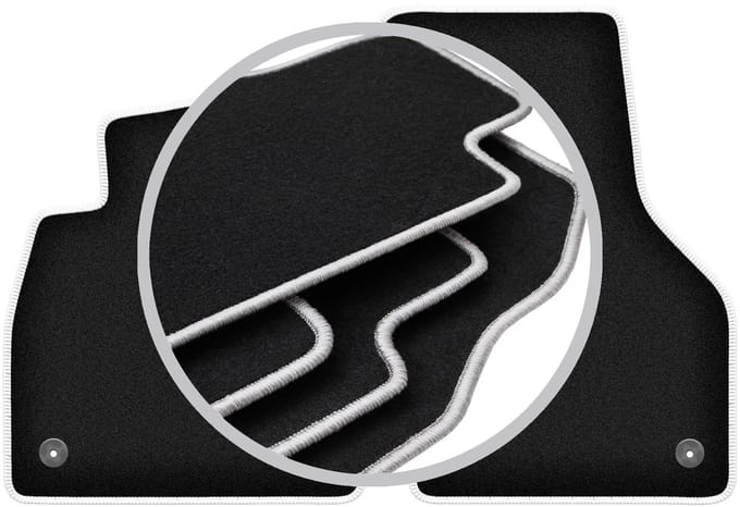 CARLUX-SILVER automatten voor: Audi TT III coupé (2015-)