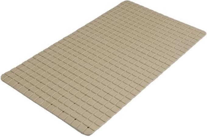 Urban Living Badmat - beige - 39x69 cm - douche antislip mat - rubber