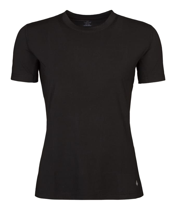 Heat Holders - Dames Korte Mouw Thermoshirt - Zwart