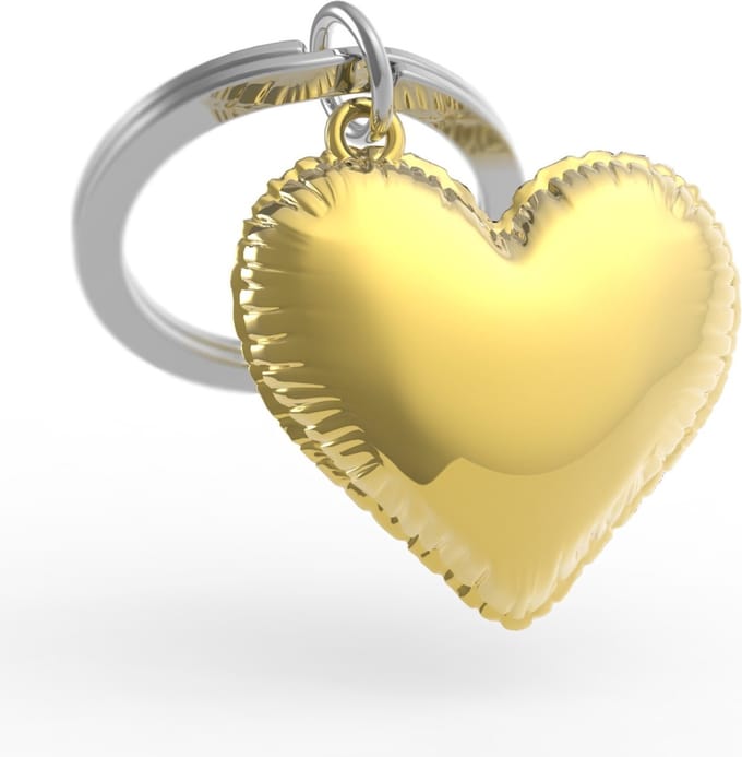 Metalmorphose - Sleutelhanger - Heart Balloon