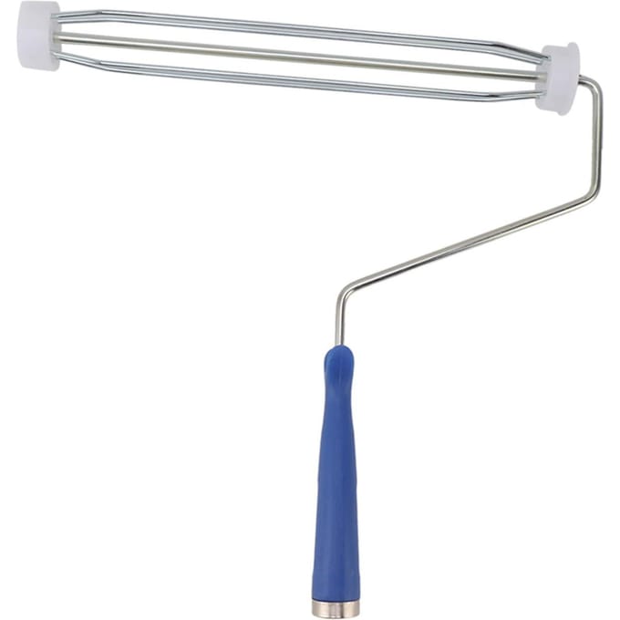 Rollerframe Ergonomische Handgreep Hoge Sterkte Eenvoudige Bediening Verfrollerframe voor Stofroller 12 Inch 12 Inch gray