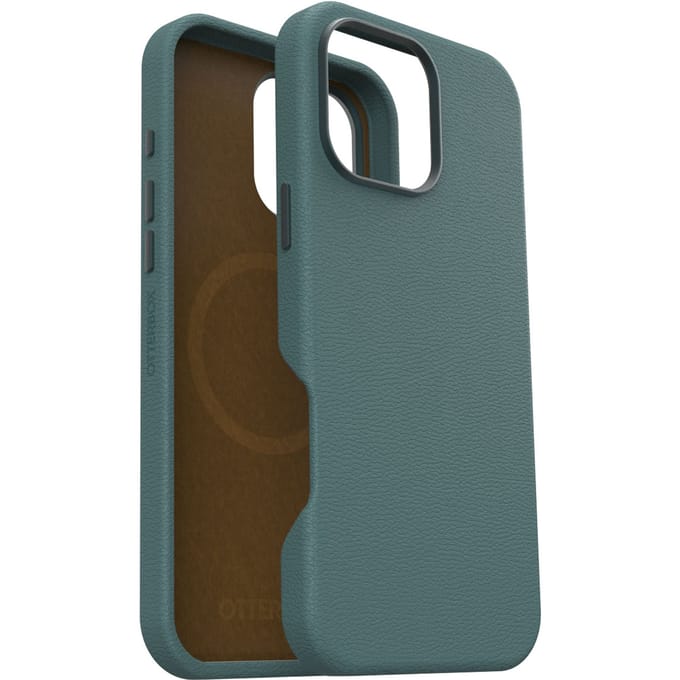 OtterBox Symmetry Cactus leren Backcover met MagSafe voor de Apple iPhone 16 Pro Max - Juniper Sprig