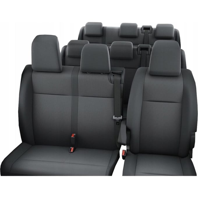 Toyota ProAce Verso 2016+ – 9-persoons Stoelhoezen – Maatwerk – Typische Set