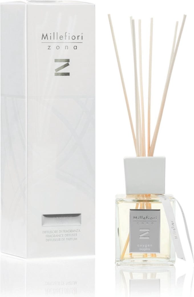 Millefiori Zona Geurstokjes 250 ml - Soft Leather