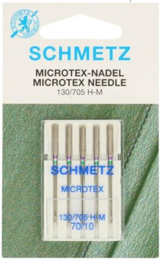 Schmetz microtex Naaimachine-naalden 70/10, Per Pakje.