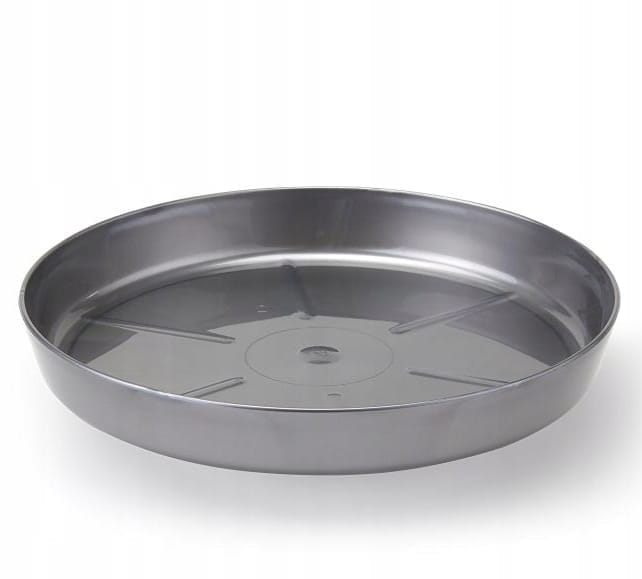 Potbord lamel 19,7x2,9 cm Zilver Metallic Kunststof