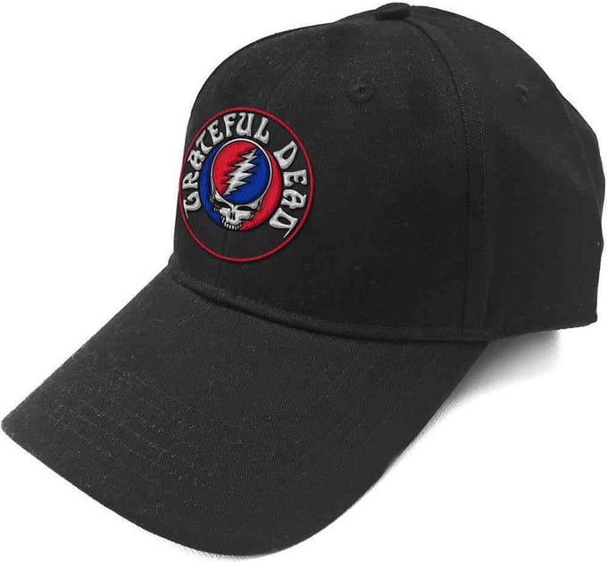 Grateful Dead - Steal Your Face Logo Baseball pet - Zwart
