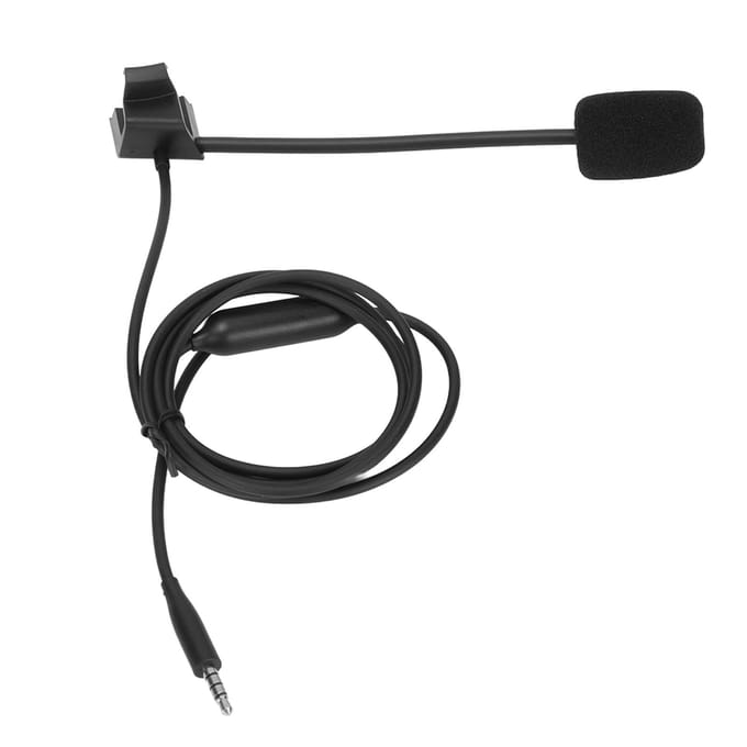Câble Microphone Perche Professionnel Réduction de Bruit Interrupteur Muet Câble Micro Perche Casque pour QC45