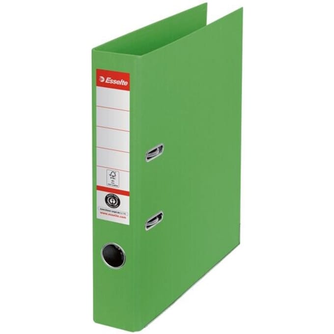 Esselte No. 1 Ordner A4 - Rugbreedte van 50mm - 100% Gerecycled Karton - Groen