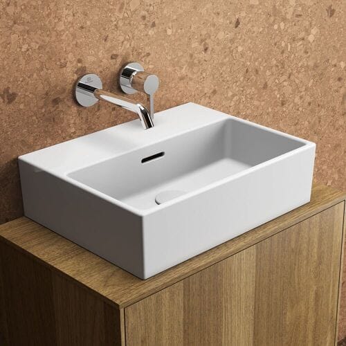 Ideal Standard Extra - Fontein 45x35 cm, met overloop, zonder kraangat, wit T391601