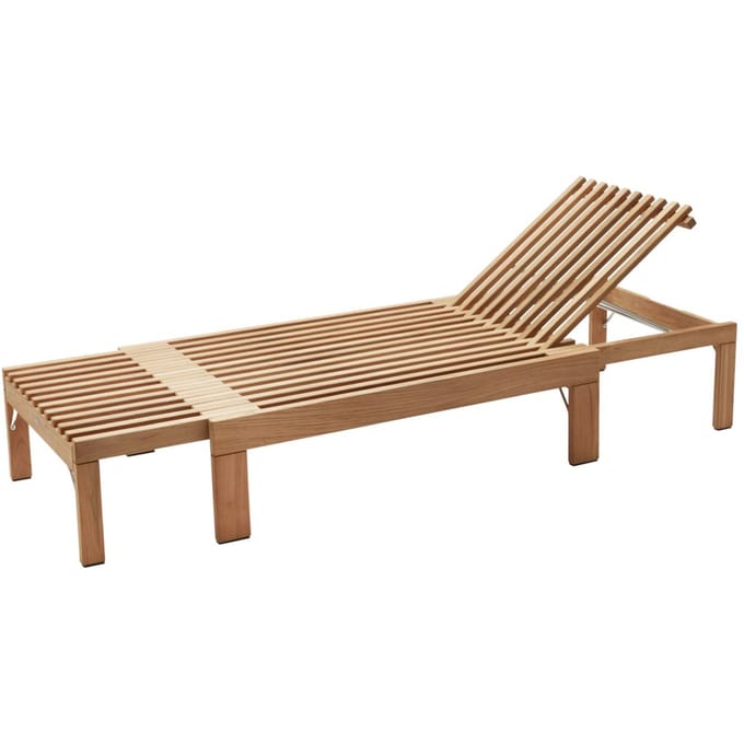 Skagerak by Fritz Hansen - Riviera ligbed - teak - bruin
