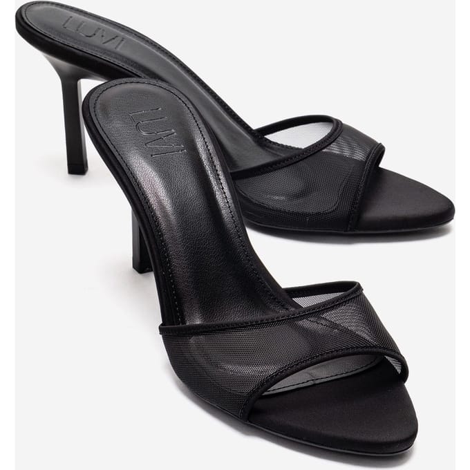 Monroe Stiletto Mesh Sandaal