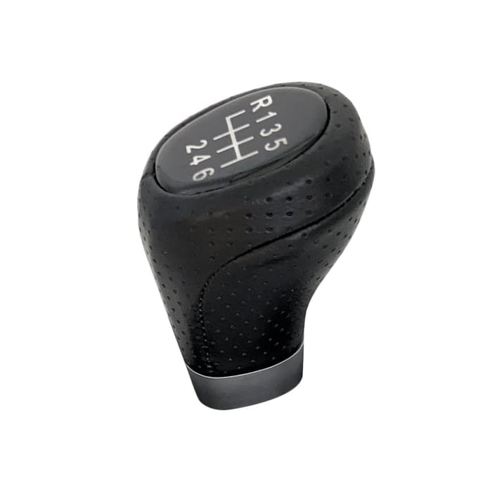 6-versnellings lederen versnellingspookknop-kophendeladapter handmatige vervanging voor BMW E34 E36 E38 E39 zwart