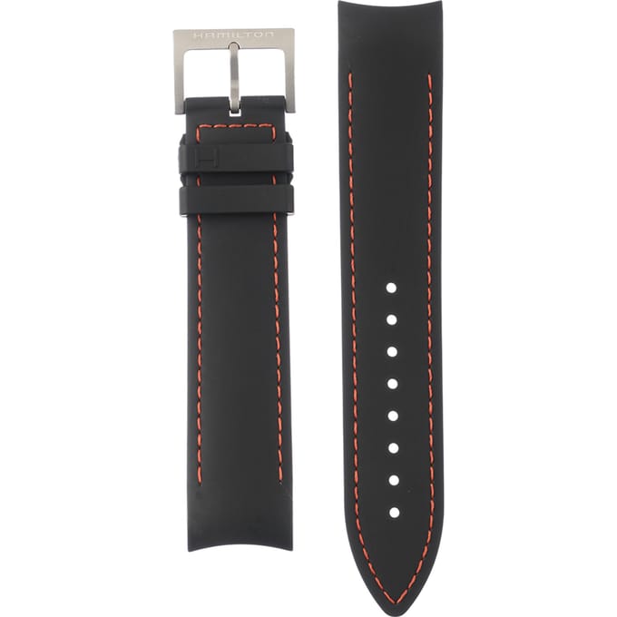 Hamilton Straps H691.776.118 Khaki Navy Horlogeband
