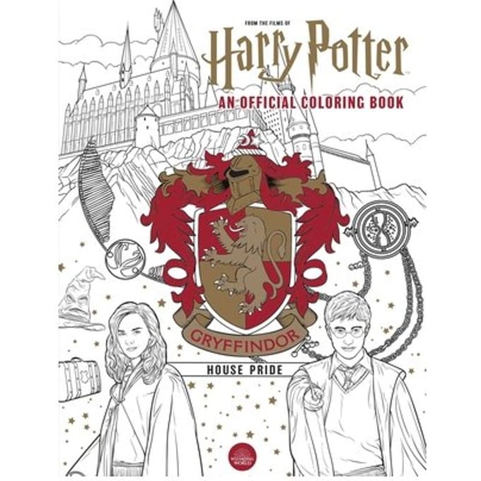 Harry Potter: Gryffindor House Pride: The Official Coloring Book - Harry Potter - Insight Editions