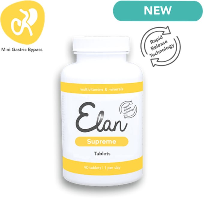 Mini Gastric Bypass - WLS Multivitaminen - Elan Supreme tabletten - 90 tabletten