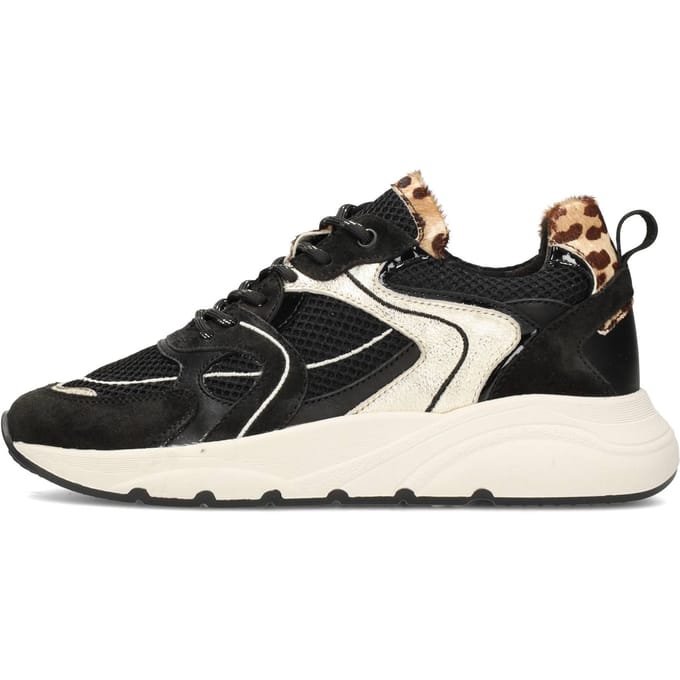 Poelman Zwart platino sneaker LPCIBEL-29POE4 Zwart