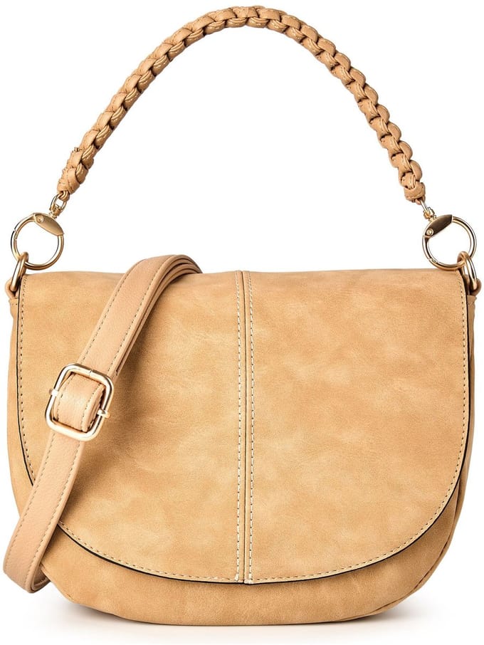 Gabor schoudertas handtas Belene Saddle Bag Camel Lichtbruin