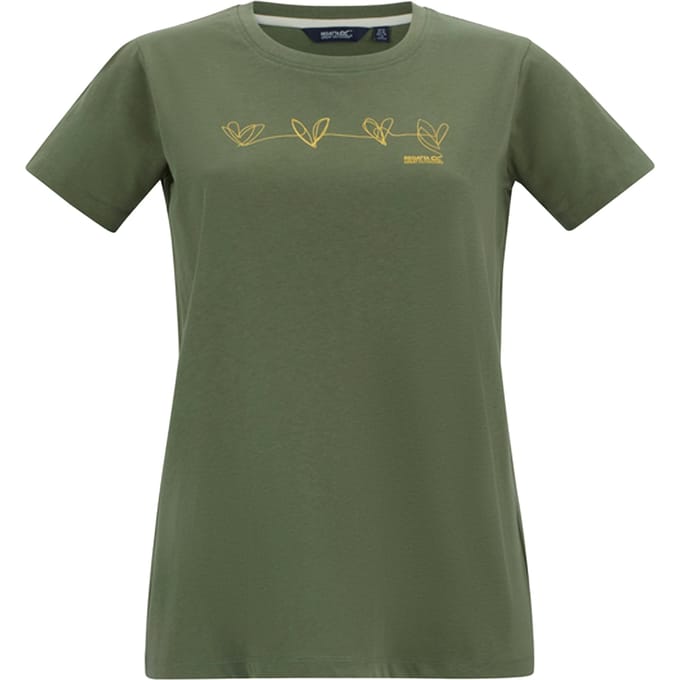 Regatta Dames Filandra VX Foil Hart T-Shirt (Vierbladsklaver)