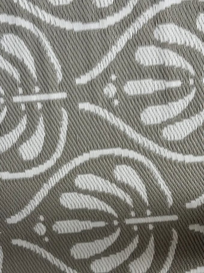Buitenkleed 180x270cm, zilver/wit