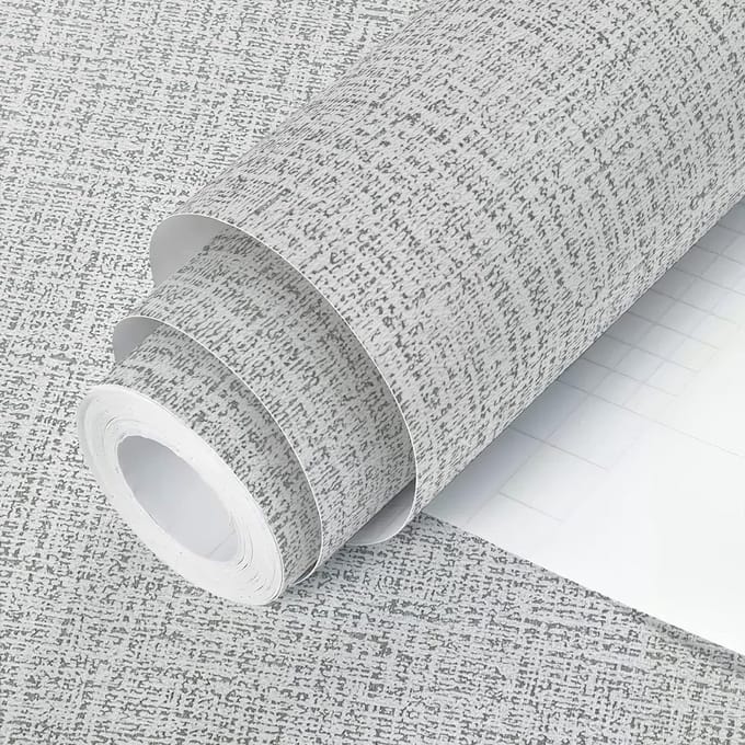 Zelfklevend behang - Linnen grey
