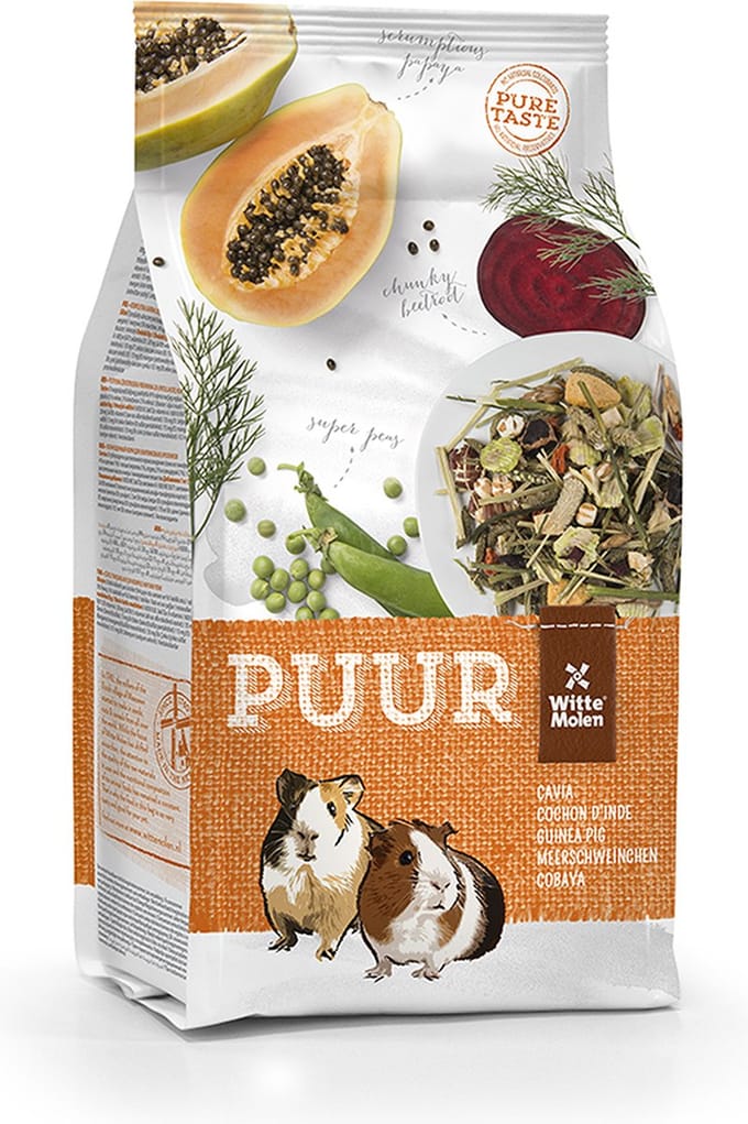 Witte Molen - Knaagdierenvoer - Knaagdier - Puur Cavia 700gr - 1st