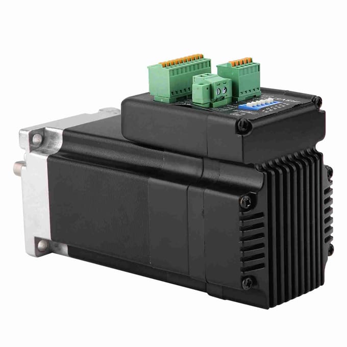 140W 3000rpm 0,45Nm Geïntegreerde Servomotor DC 36V voor Automatiseringapparatuur