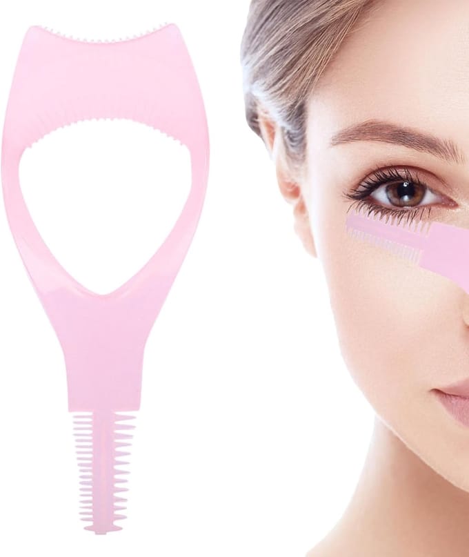 Wimperstencil Mascara Applicator 3-in-1 - Herbruikbare Wimpermasker voor Perfecte Make-up
