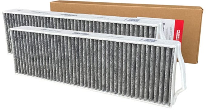 Koolstoffilter geschikt voor BORA Puru/Pure/X Pure/S Pure PUAKF 2 stuks (Propex Parts)