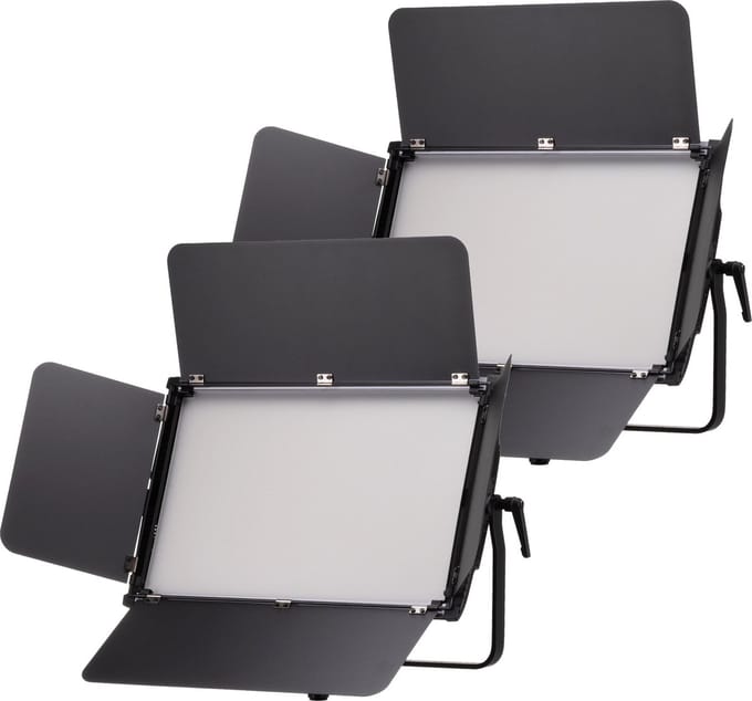 Bresser Studiolamp - Set van 2 - BR-S150B PRO - Lichtintensiteit Variabel Instelbaar