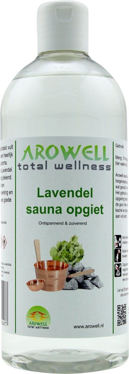 Arowell - Lavendel - Sauna opgiet - Saunageur - Opgietconcentraat - 500 ml