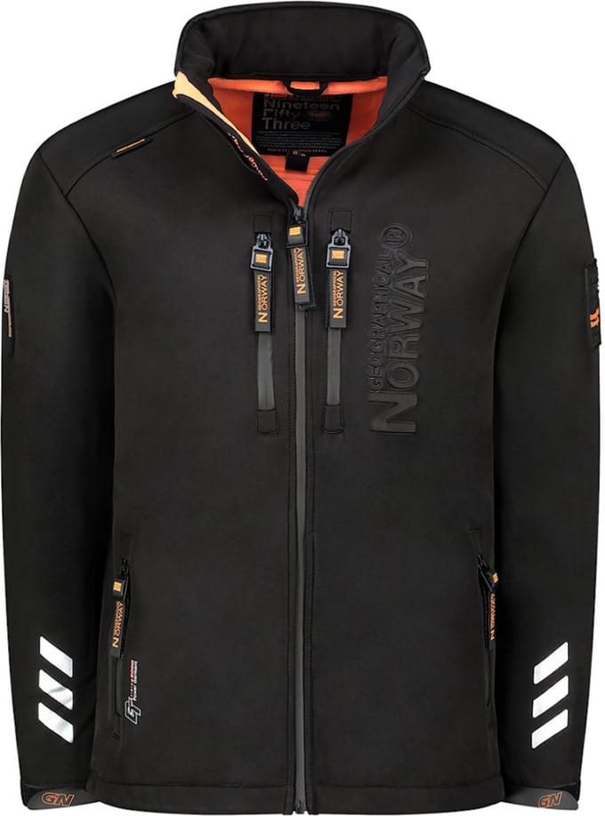 Geographical Norway Softshell Heren Jas Richywood Zwart - M