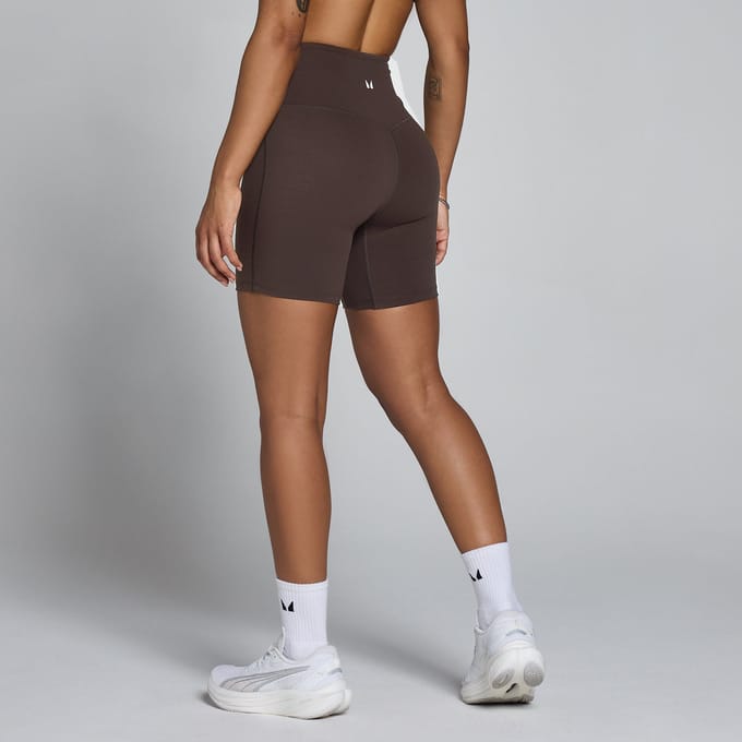 MP Dames Tempo Hoge Taille Short - Cacao - M