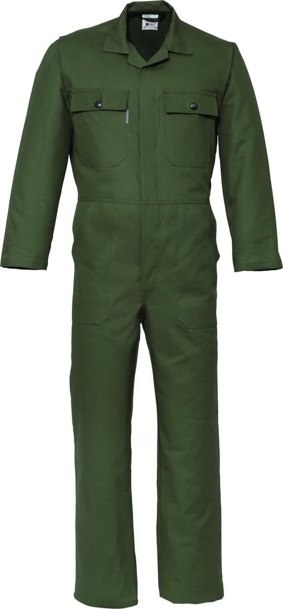 HAVEP Overall metalen knoop Basic 2163 - Olijfgroen - 60