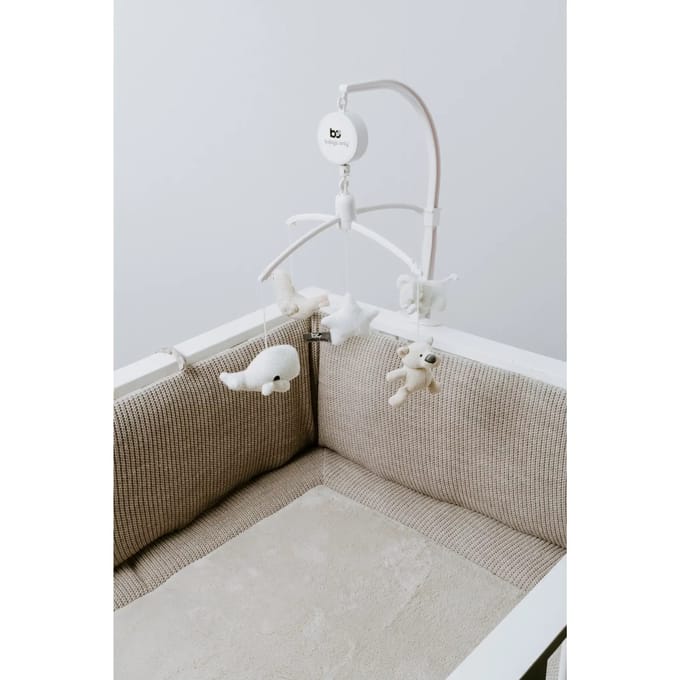Baby's Only Bedbumper - Bedomrander - Bedomranding baby - Boxbumper - Parkomrander Hope - Dusty Grey - 180x30 cm