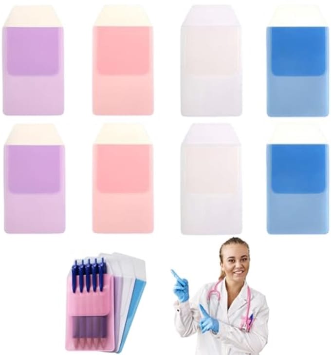 SolidKeus - Set van 8 Pennenhouders voor Scholen en Kantoren